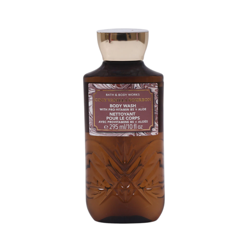 BBW BODY WASH GEL COZY VANILLA BOURON WITH PRO VITAMIN B5+AL