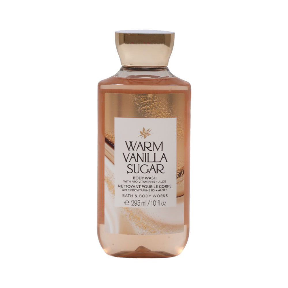BBW BODY WASH GEL WARM VANILLA SUGAR WITH PRO VITAMIN B5+ALO