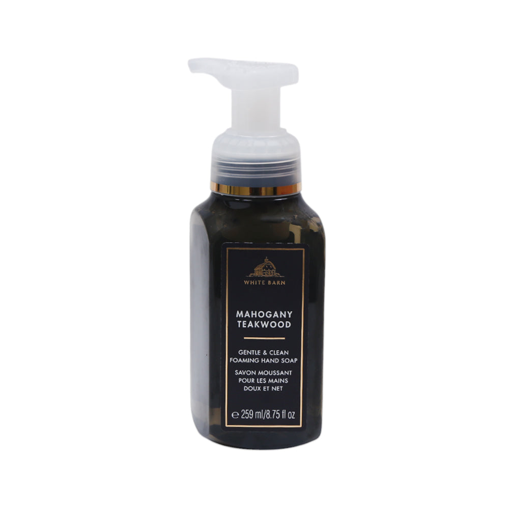 BBW MOHOGANY TEAKWOOD GENTLE & CLEAN FOAMING HAND SOAP 295ML