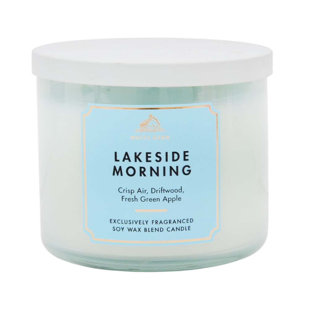BATH AND BODY WORKS LAKESIDE MORNING CANDLE 411G