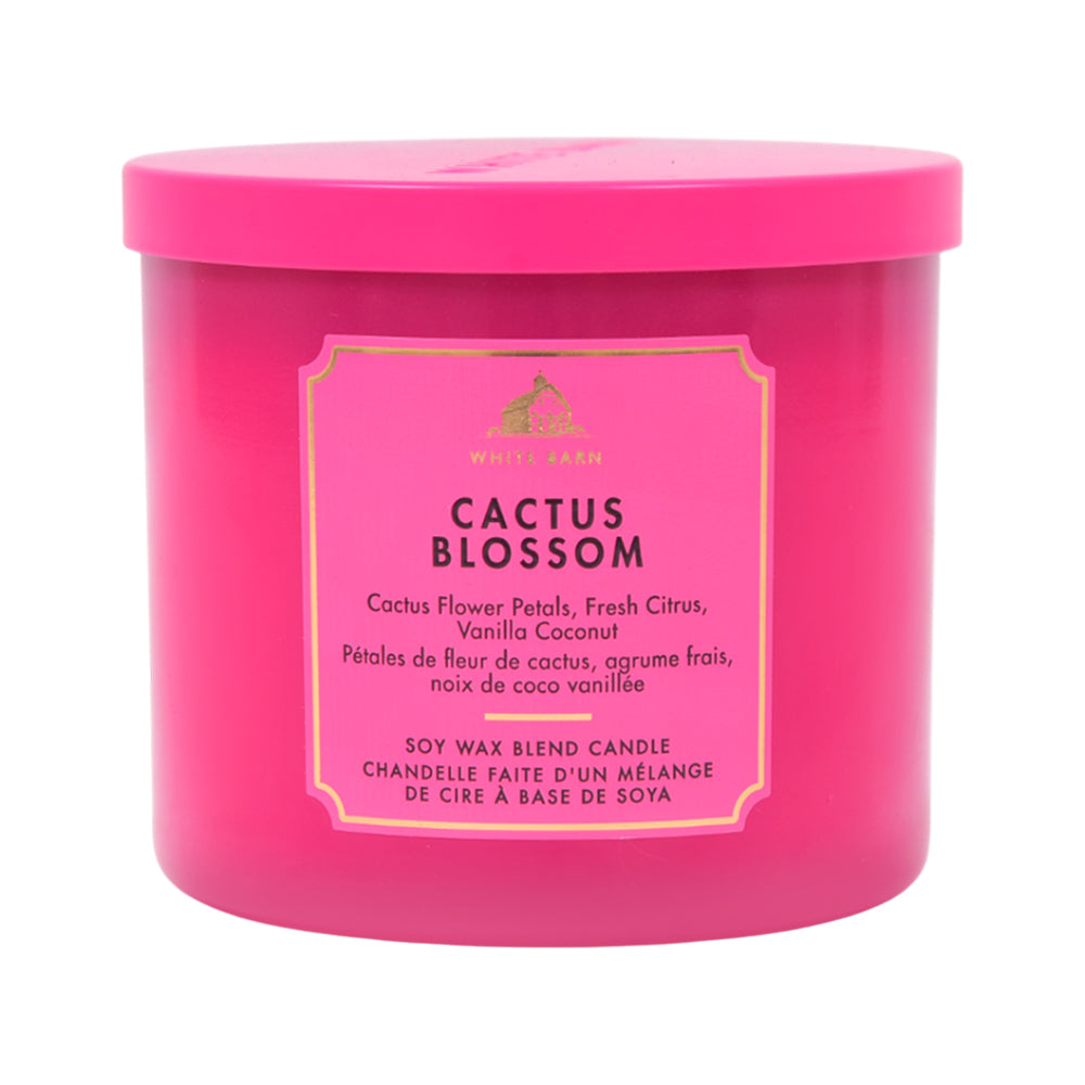 BBW 3 WICK CANDLE CACTUS BOLOSSOM 411 G