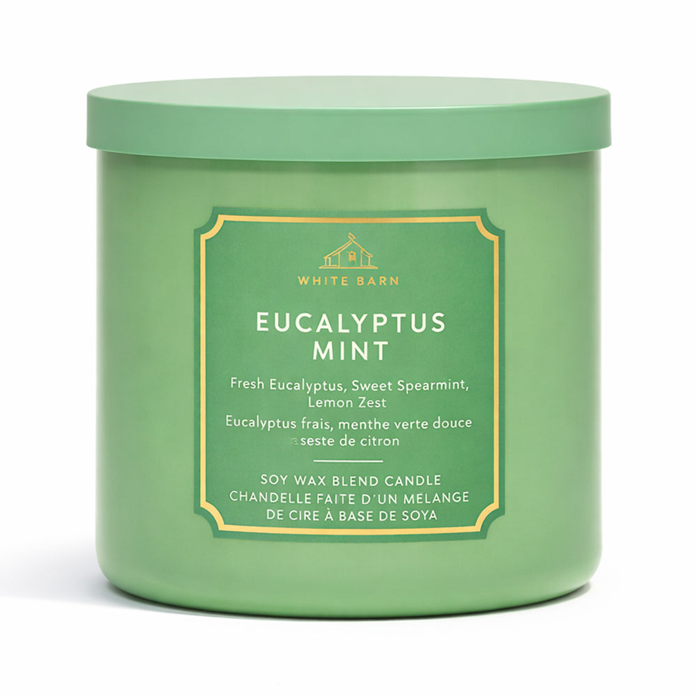 BBW 3 WICK CANDLE EUCALYPTUS + MINT 411 G
