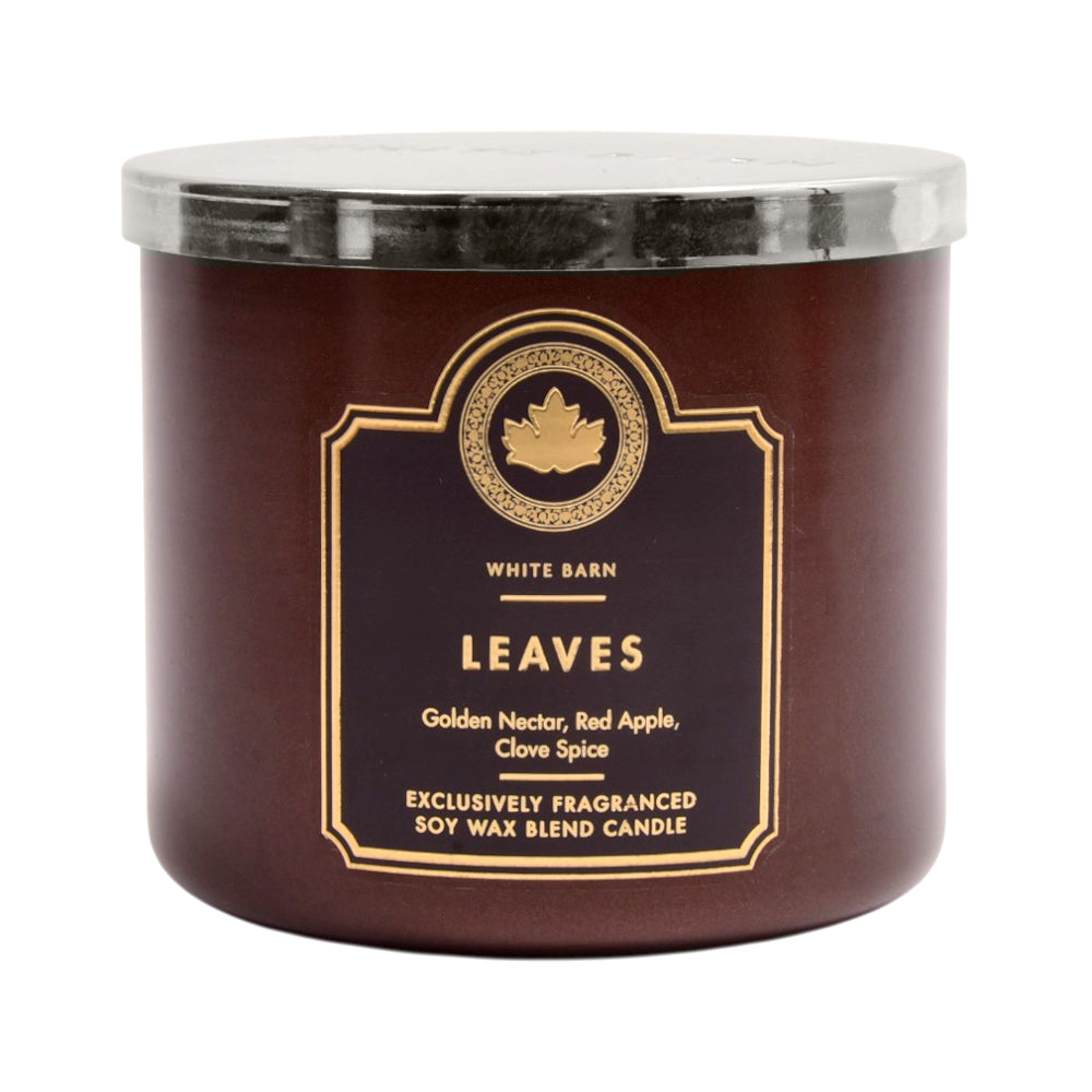 BATH AND BODY WORKS LEAVES GOLDEN NECTOR CANDLE 411G