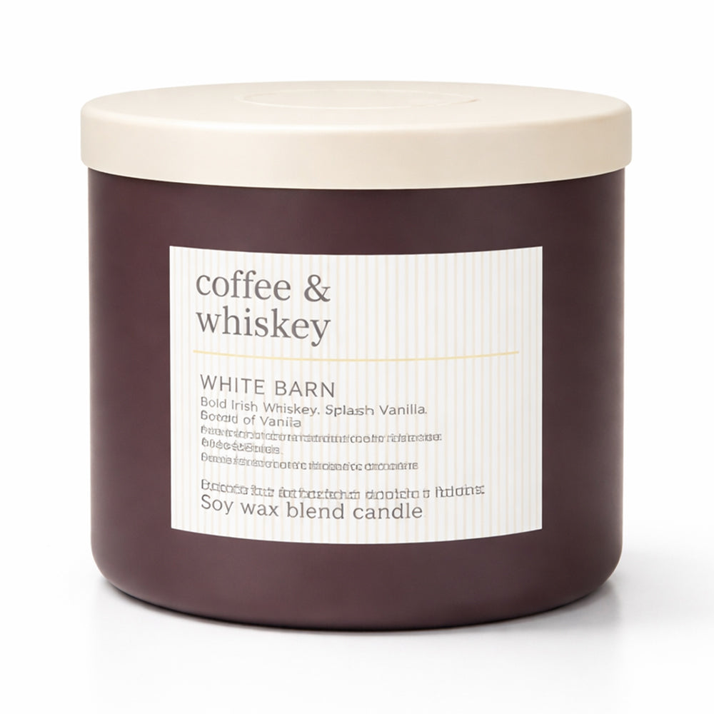 BBW 3 WICK CANDLE COFFEE AND WHISKEY 411 G