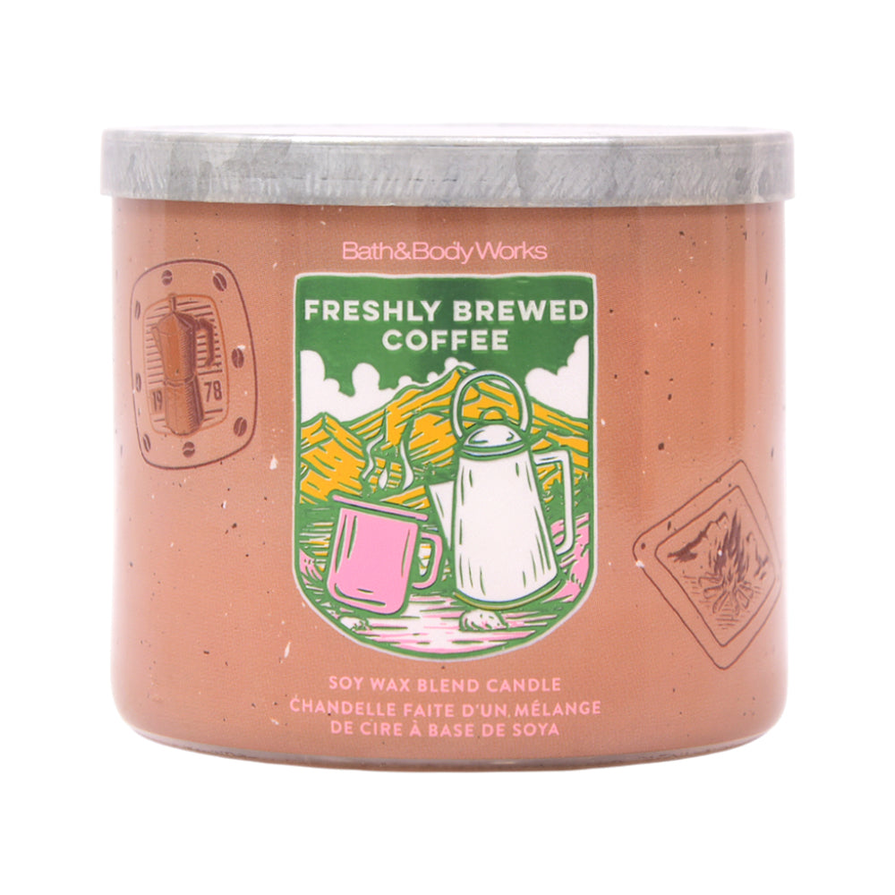 BBW 3 WICK CANDLE FRESHLY BREWED COFFEE 411G
