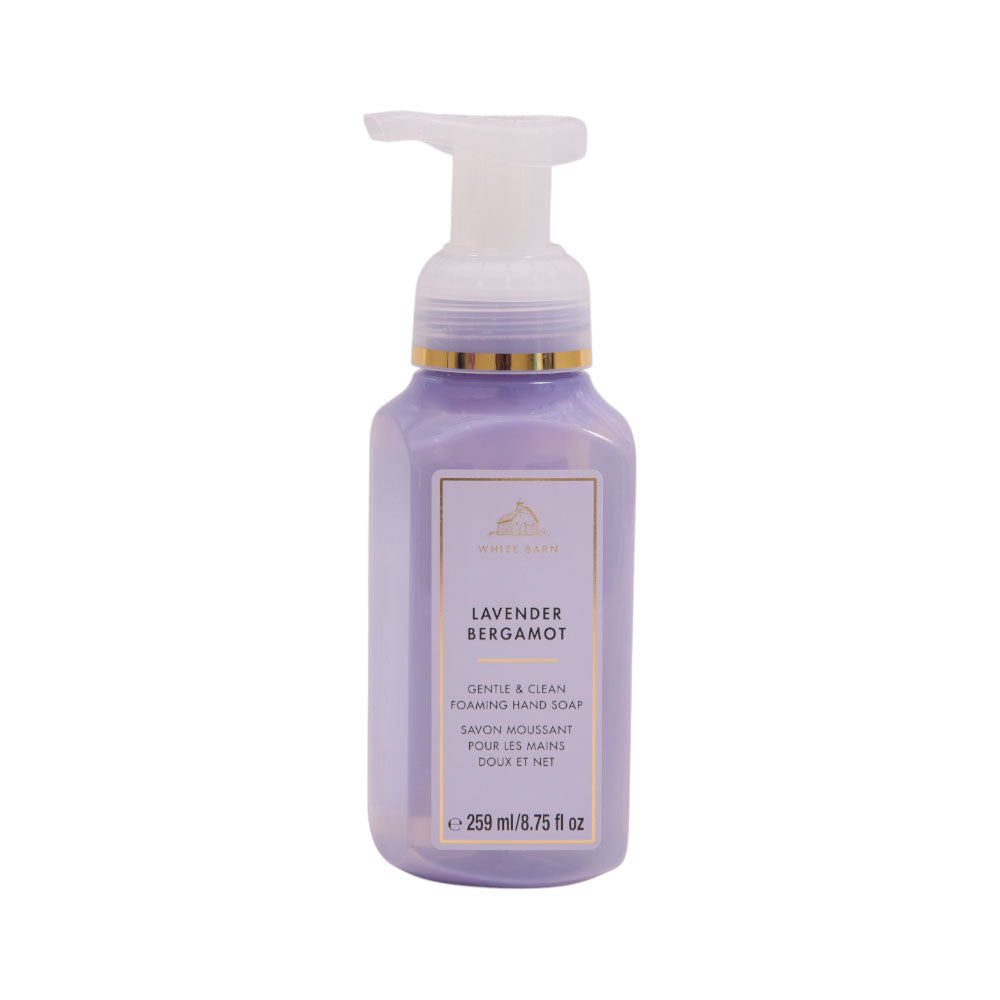 BBW LAVENDER BERGAMOT GENTLE & CLEAN FOAMING HAND SOAP 295ML