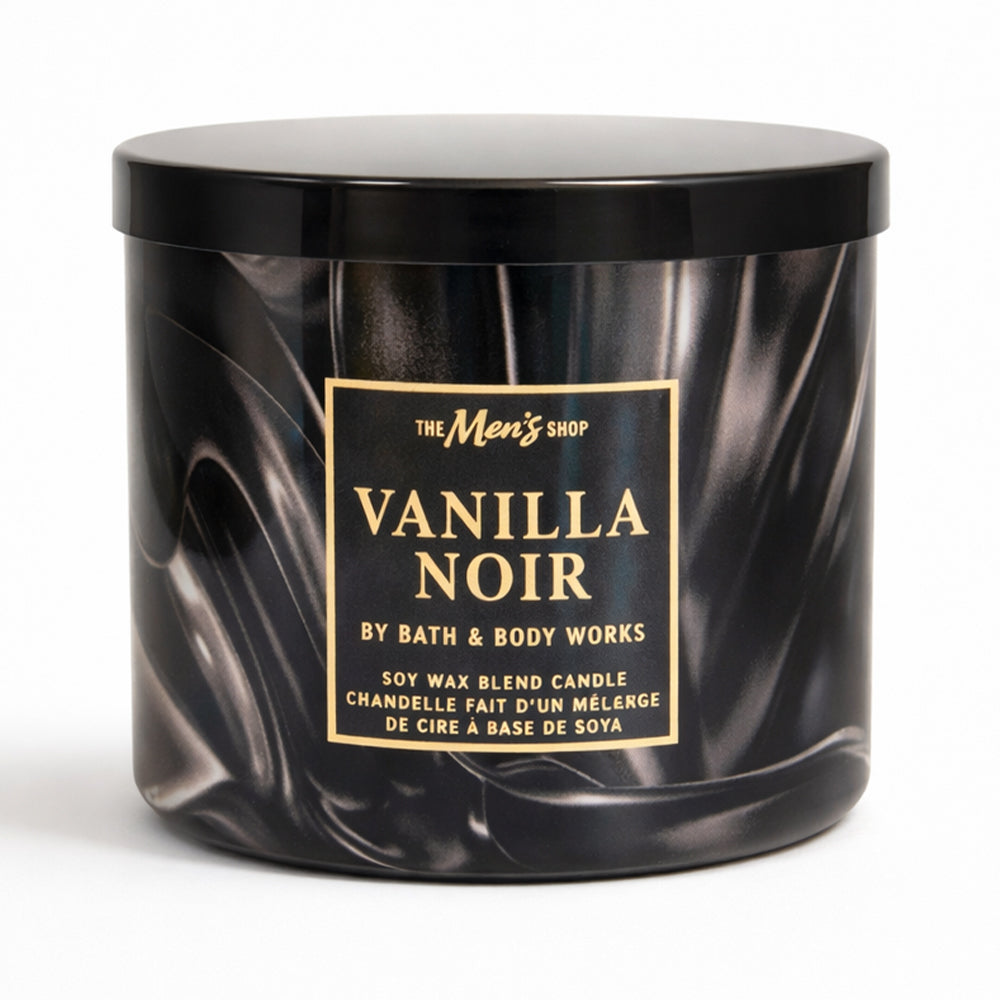 BBW 3 WICK CANDLEVANILLA NOIR STRESS RELIEF 411 G