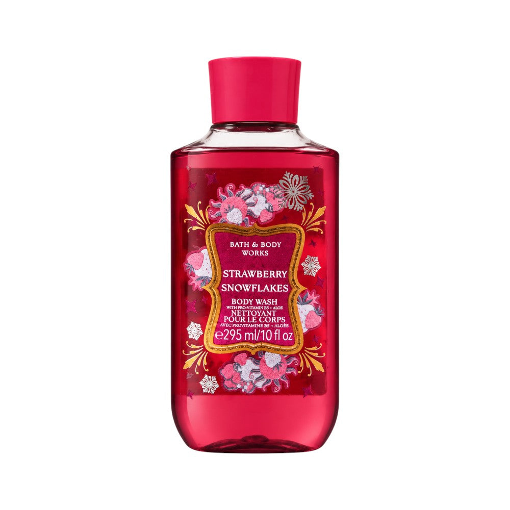 BATH & BODY WORKS STRAWBERRY SNOW FLAKES 295 ML