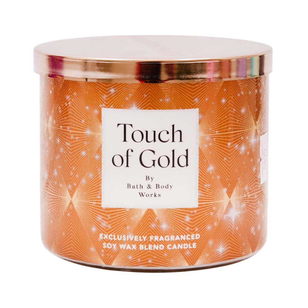 BATH AND BODY WORKS TOUCH OF GOLD CANDLE 411G