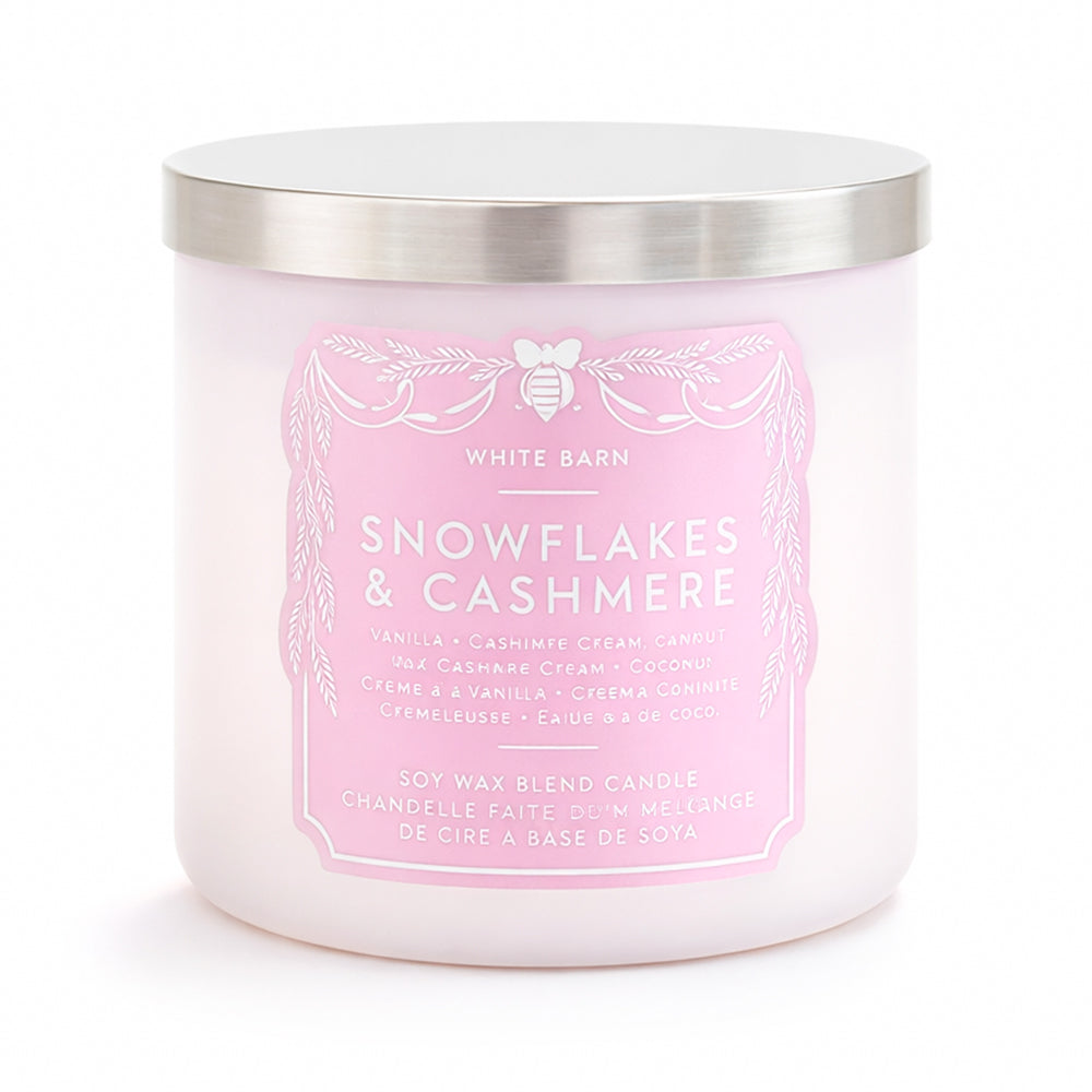 BBW 3 WICK CANDLE SUNFLEX AND CASHMER 411 G