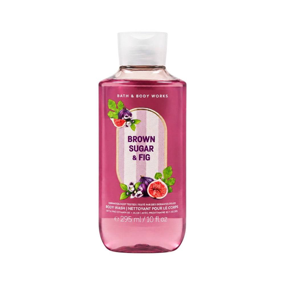 BATH & BODY WORKS BODY WASH BROWN SUGAR & FIG 295 ML