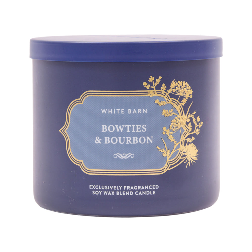 BATH AND BODY WORKS BOWTIES & BOURBON CANDLE 411G