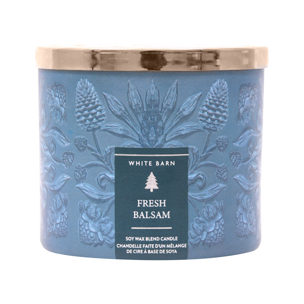 BBW 3 WICK CANDLE FRESH BALSAM 411G