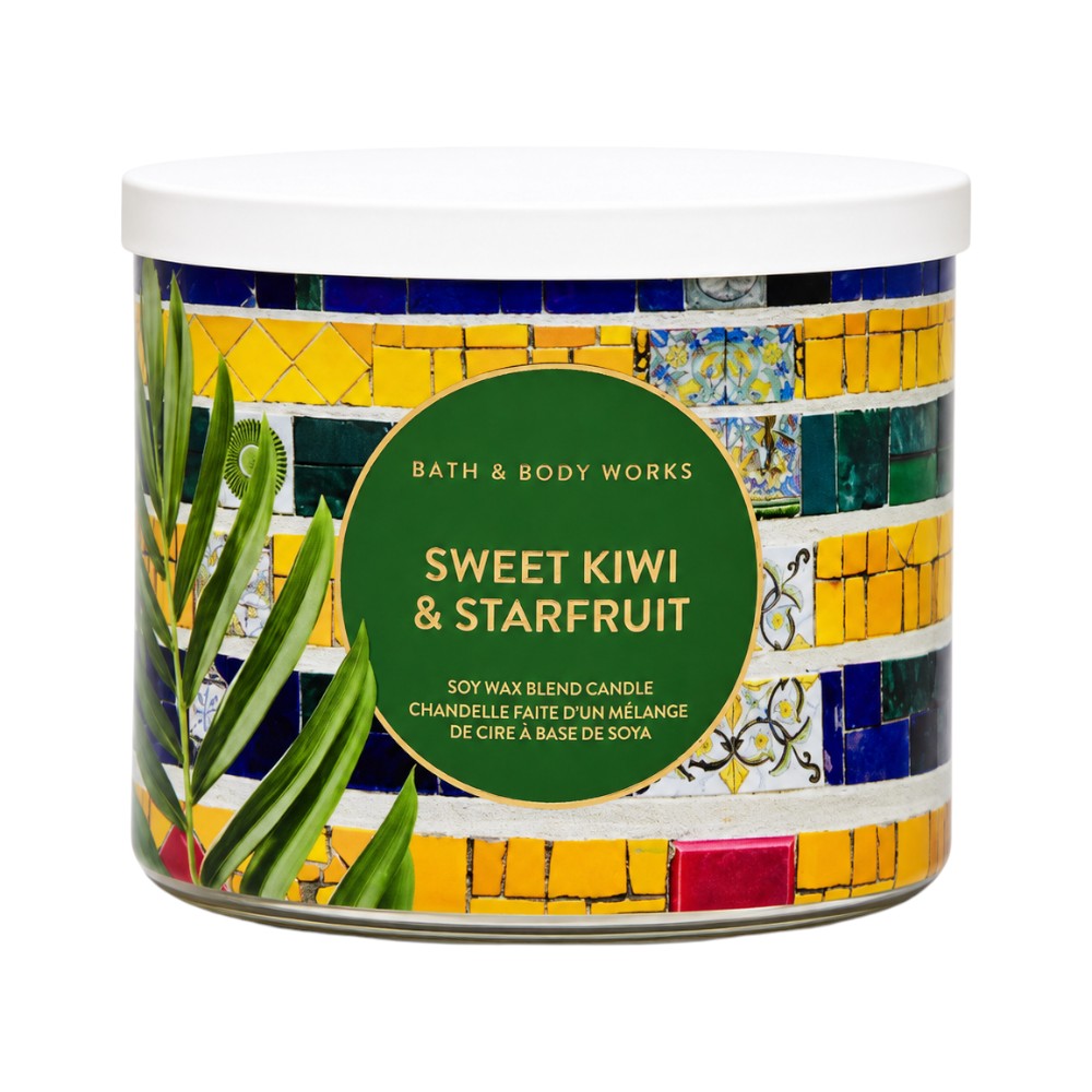BATH & BODY WORKS WICK CANDLE SWEET KIWI AND STARFRUIT 411G