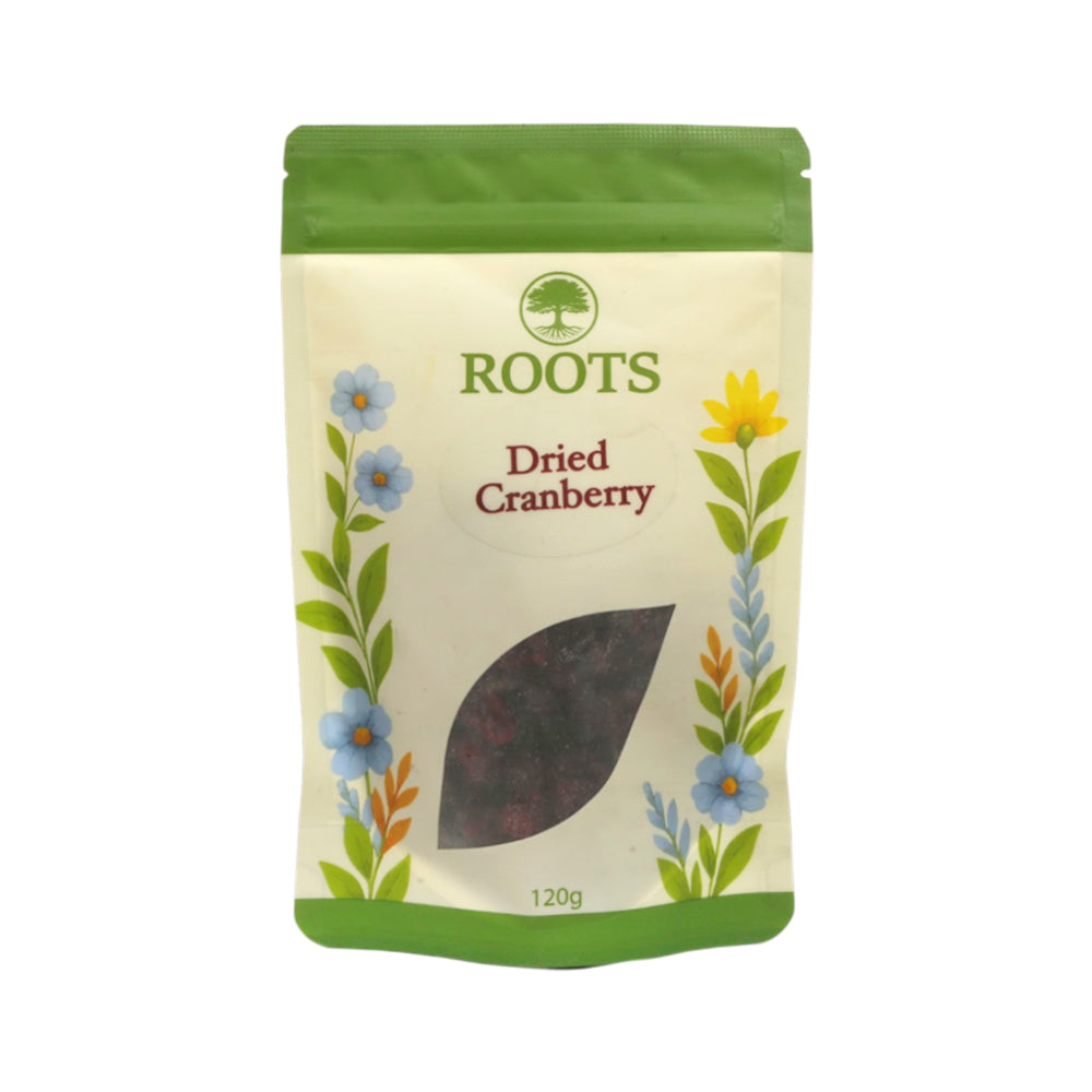 ROOTS DRIED CRANBERRIES 120GM