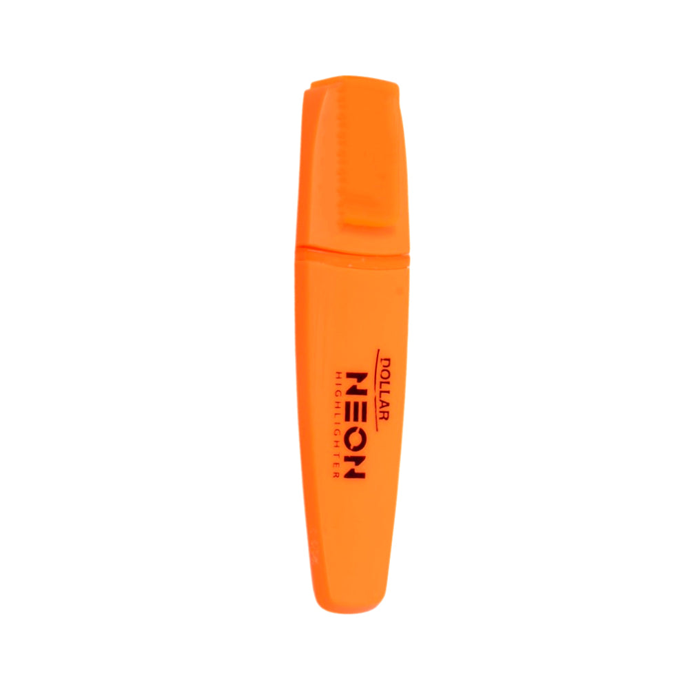 HL-625 DOLLAR NEON HIGHLIGHTER ORANGE 1PC