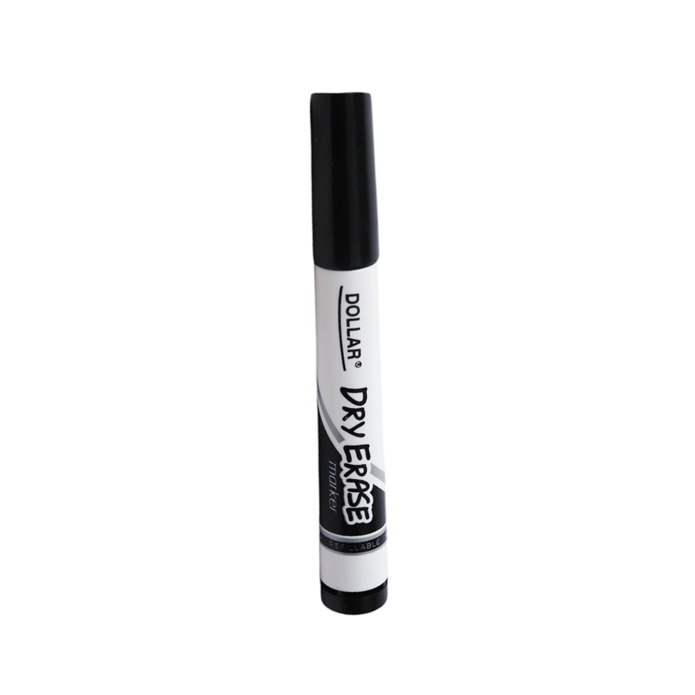 11540 DOLLAR MARKER DRY ERASE BLACK 1PC