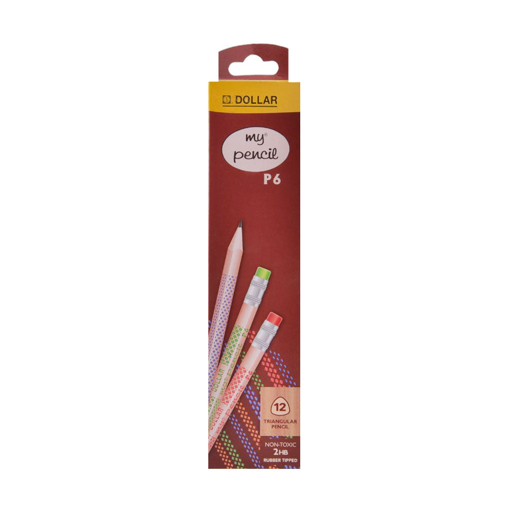 PT666B Dollar My Pencil Pencils 12PC Pack