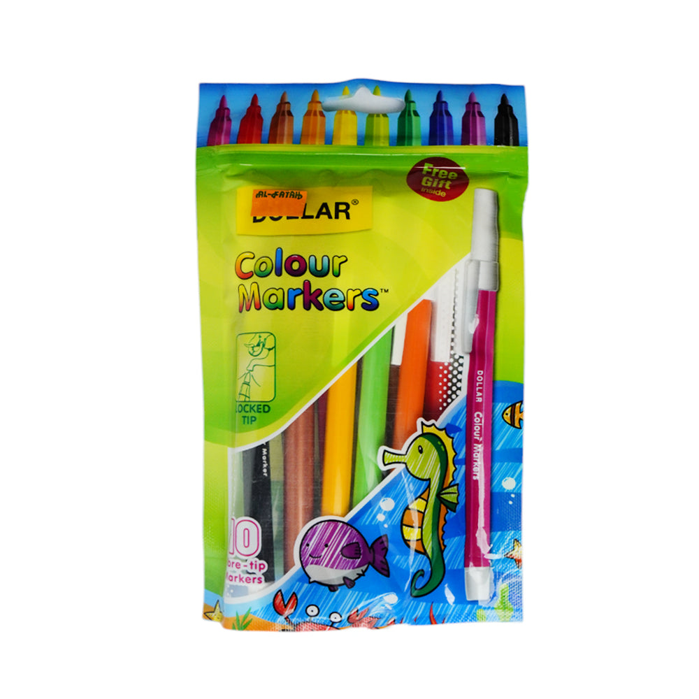 11540 Dollar Marker Colors 10PCS Pack
