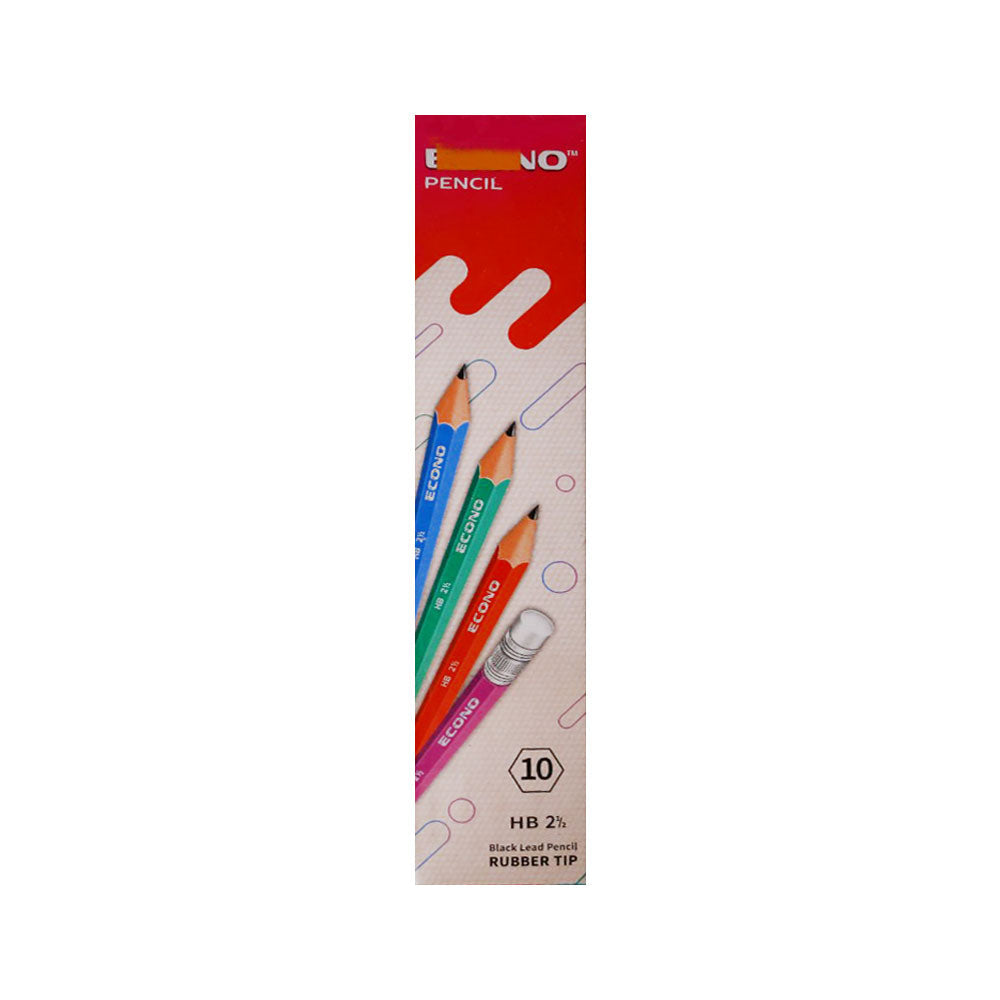 PHE1 ECONO PENCIL HB 21/2 10PC PACK