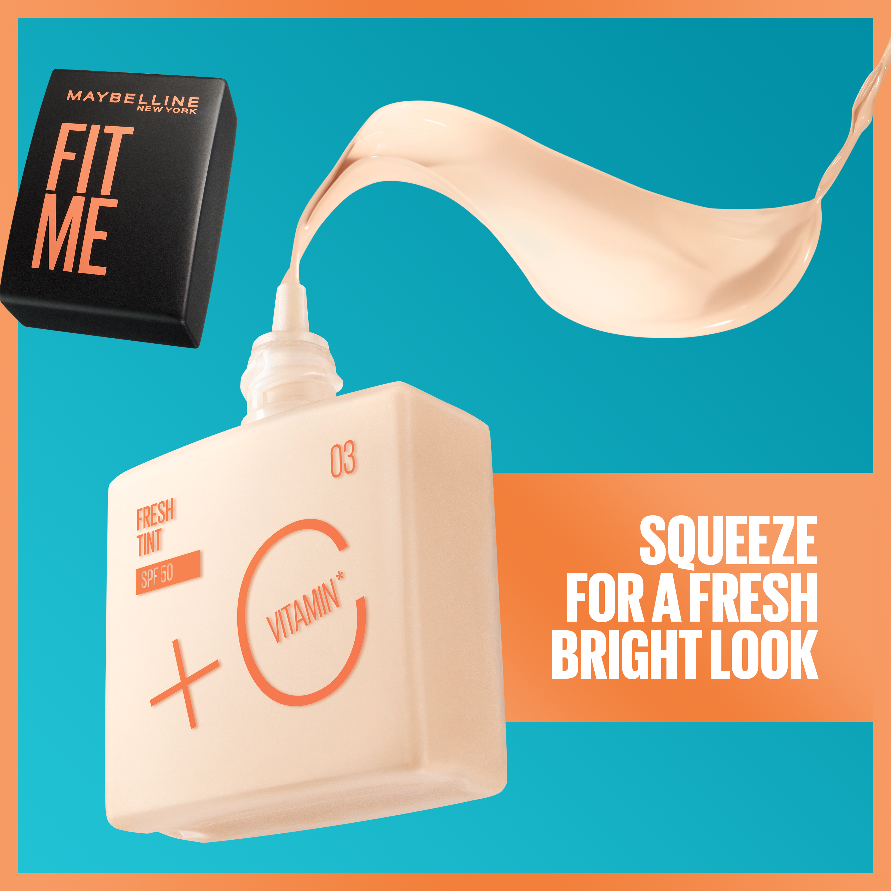 MAYBELLINE FIT ME FRESH TINT SPF50 01 AS