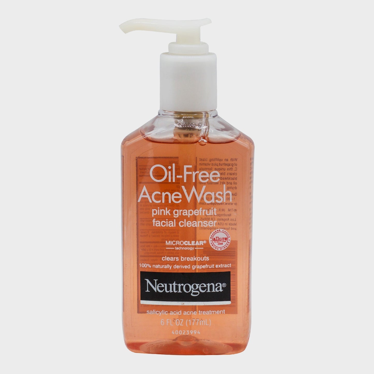 NEUTROGENA OIL-FREE ACNE MICRO CLEAR FACE WASH 177 ML