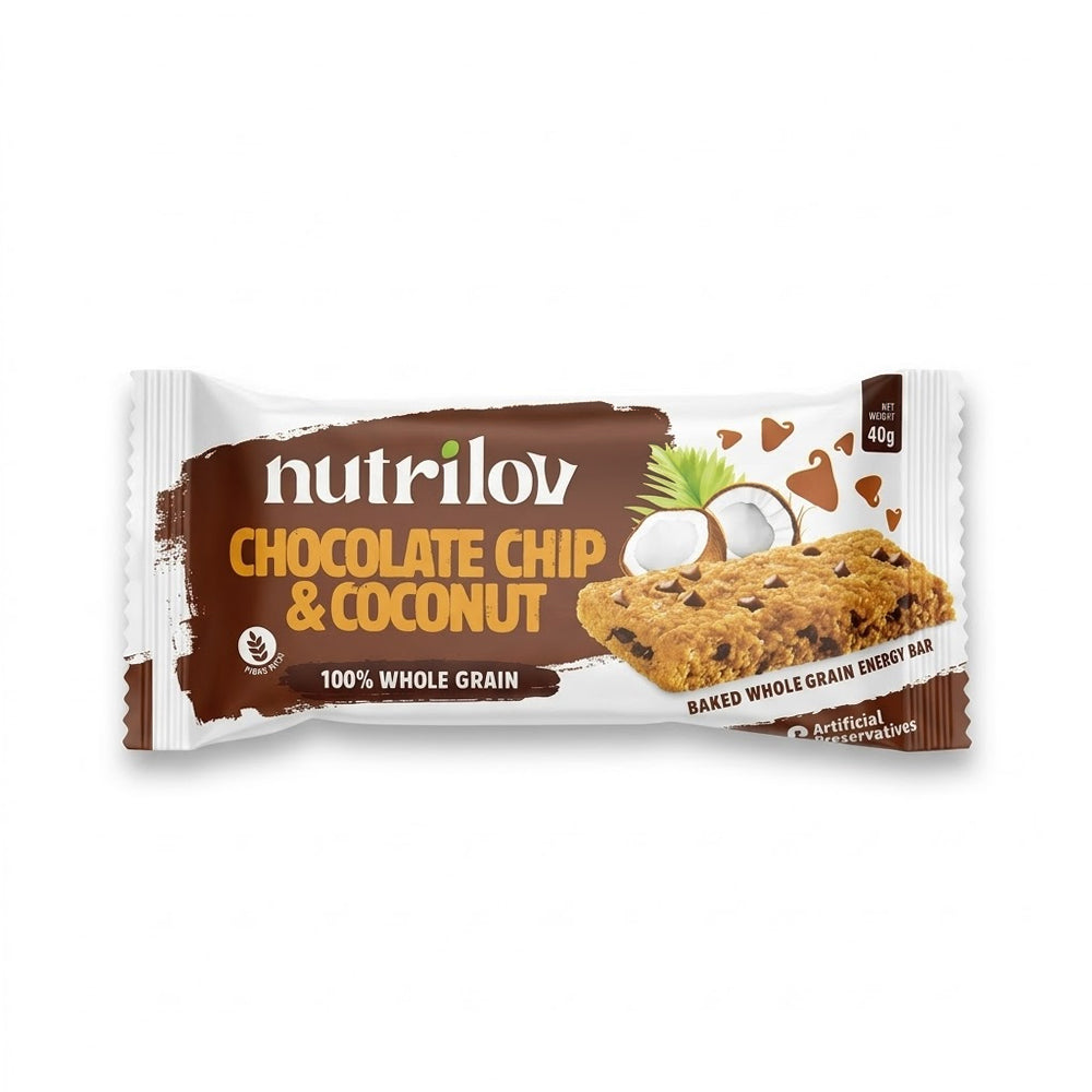 NUTRILOV CHOCOLATE CHIP & COCONUT GRANOLA BAR 40G