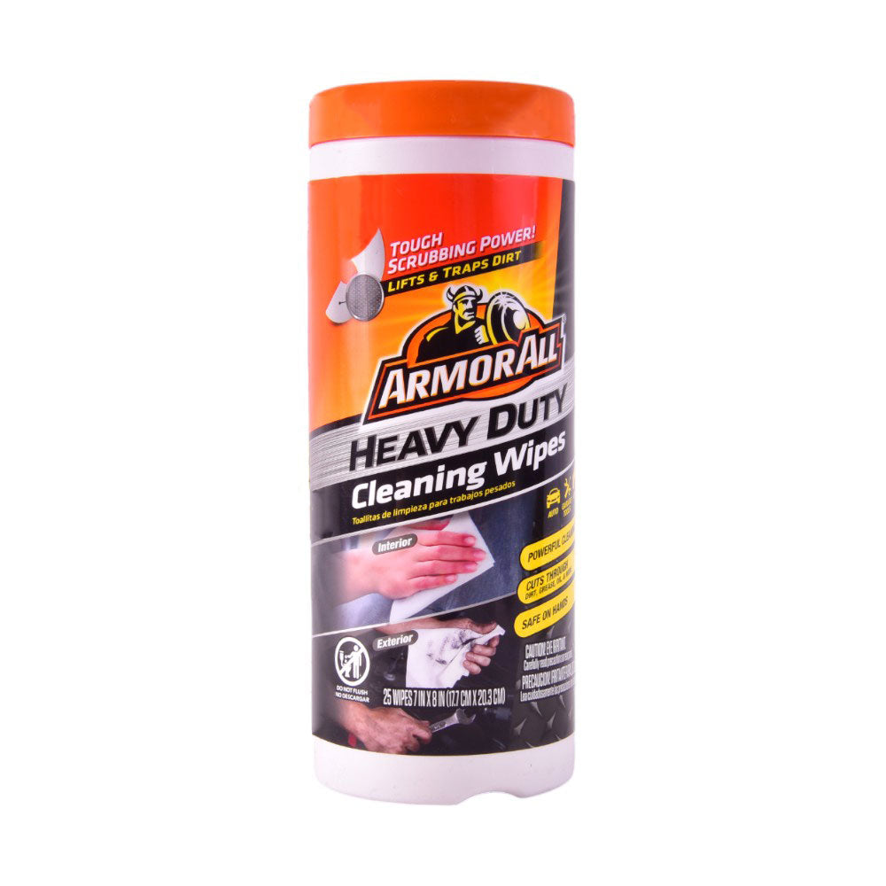 ARMORALL CLEANING WIPES HEAVY DUTY 17.7CM X 20.3CM