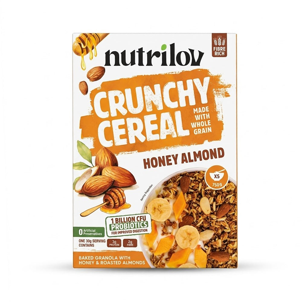 NUTRILOV CRUNCHY CEREAL CHOCOLATE CHIP VANILLA 150G