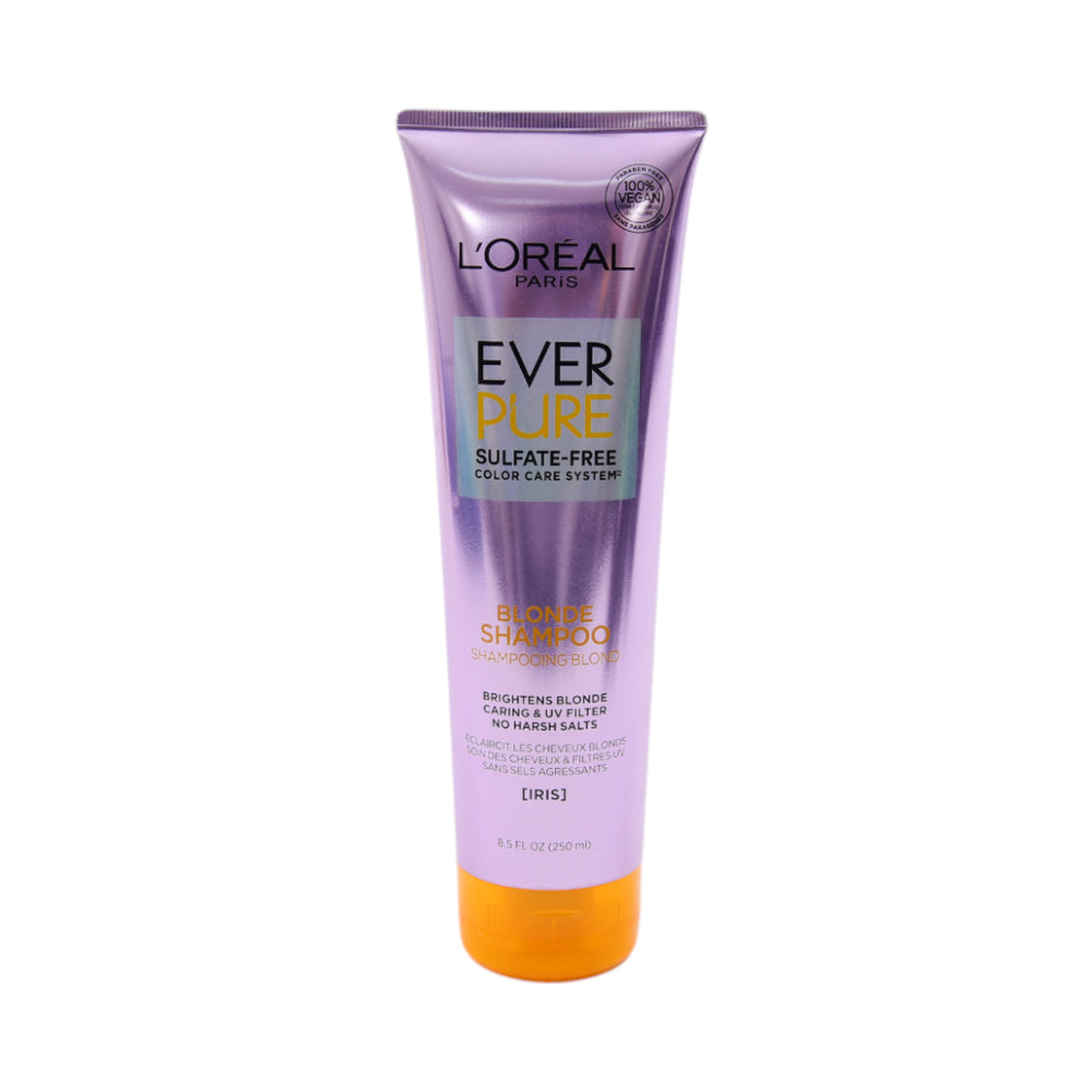 LOREAL SHAMPOO EVER PURE IRIS BLONDE SULFATE FREE 250 ML