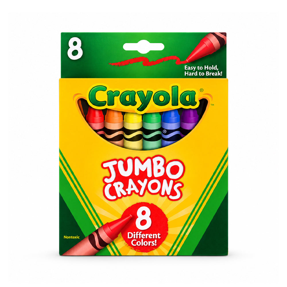 520389 CRAYOLA CRAYONS 8CT JUMBO REG