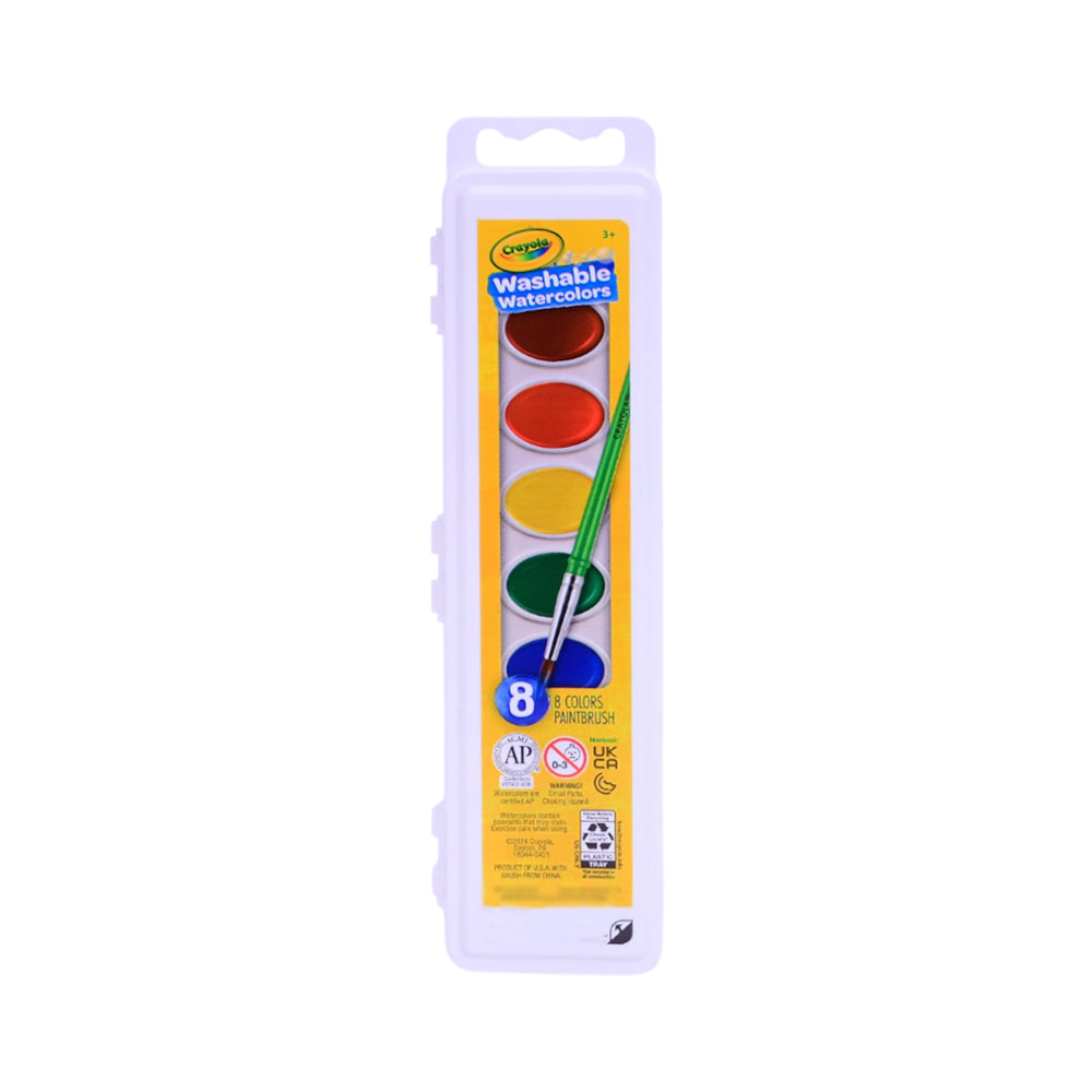 530525 CRY WASHABLE 8 WATER COLORS