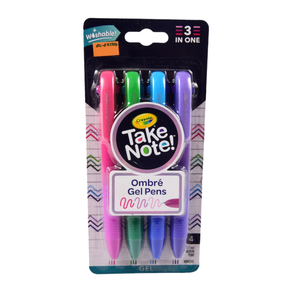 586637 CRY OMBRE GELL PEN 4PACK