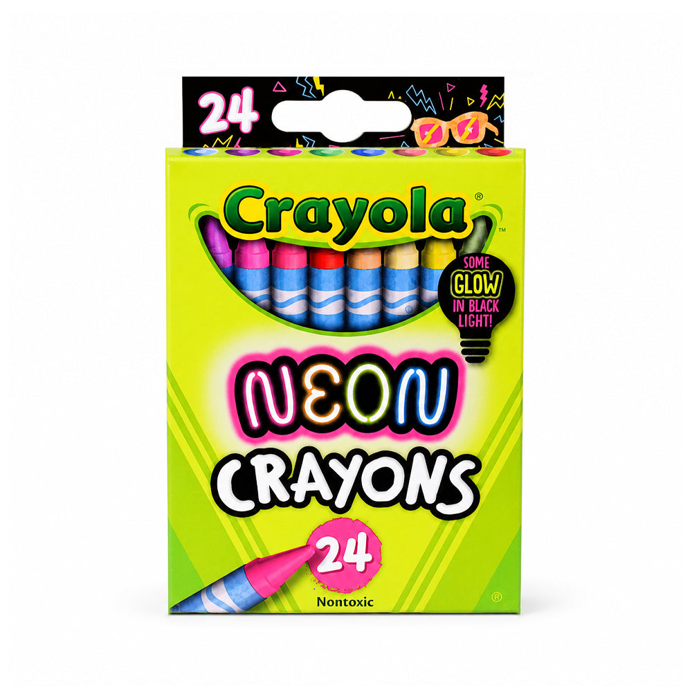 522998 CRY CRAYON 24CT NEON A.I