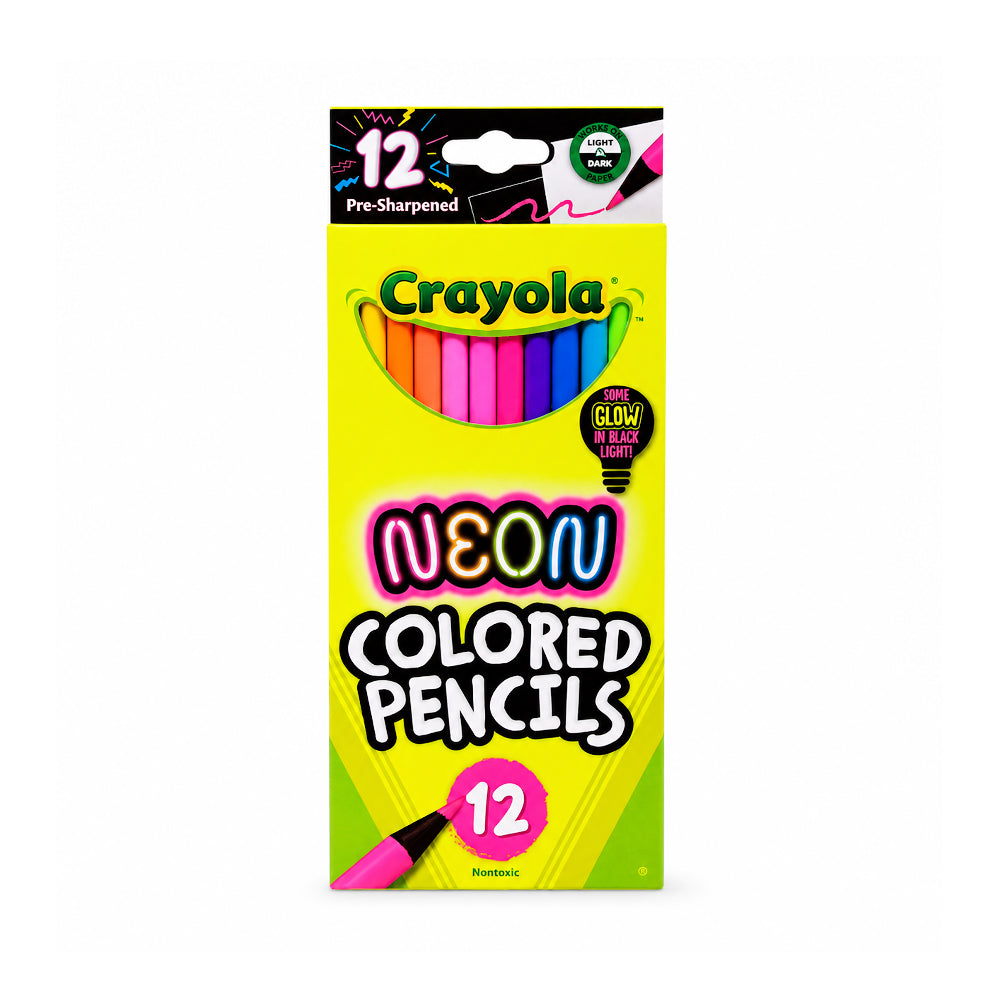 682119 CRY PENCIL NEON COLORED 12CT A.I