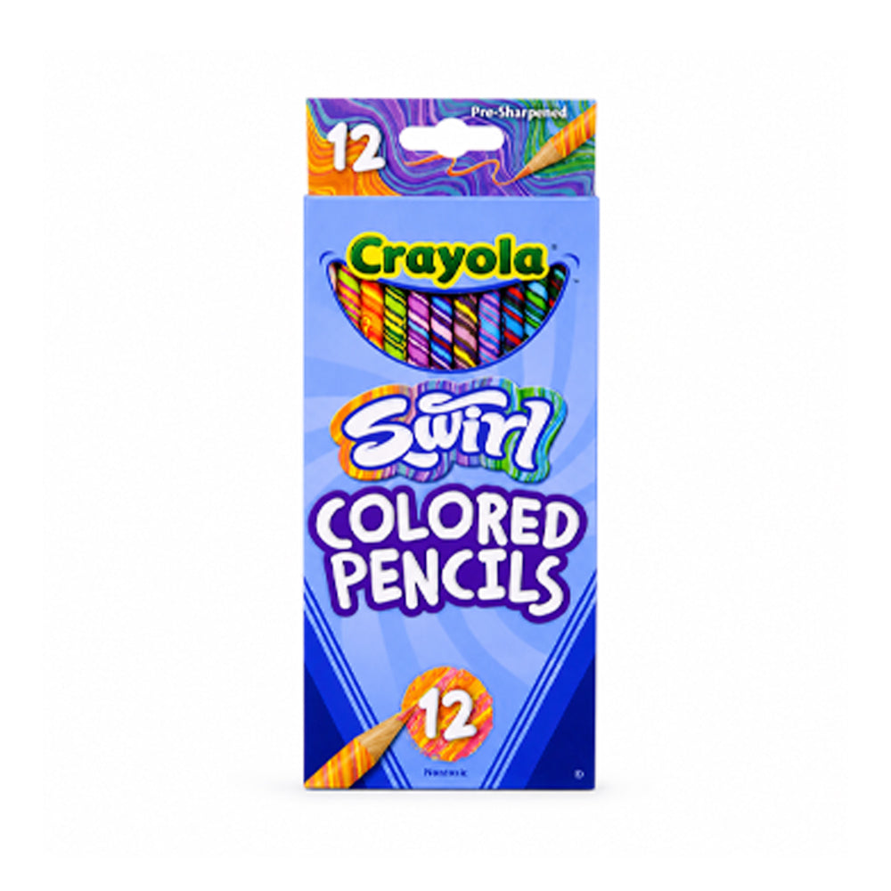 687510 CRY PENCIL 12CT SWIRL A.I