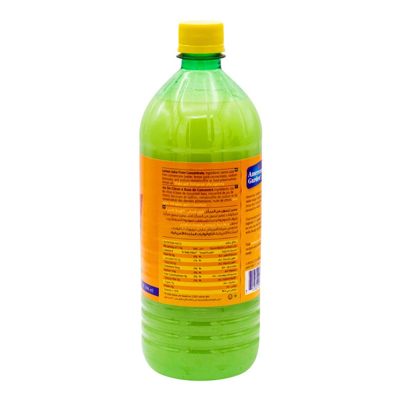 AMERICAN GARDEN LEMON JUICE 946 ML