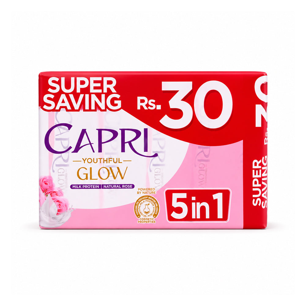 CAPRI SOAP PINK PROMO PACK 5X100 GM