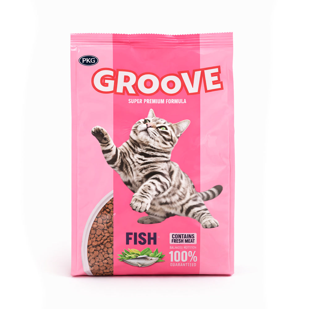 GROOVE CAT FOOD ADULT FISH 450 GM