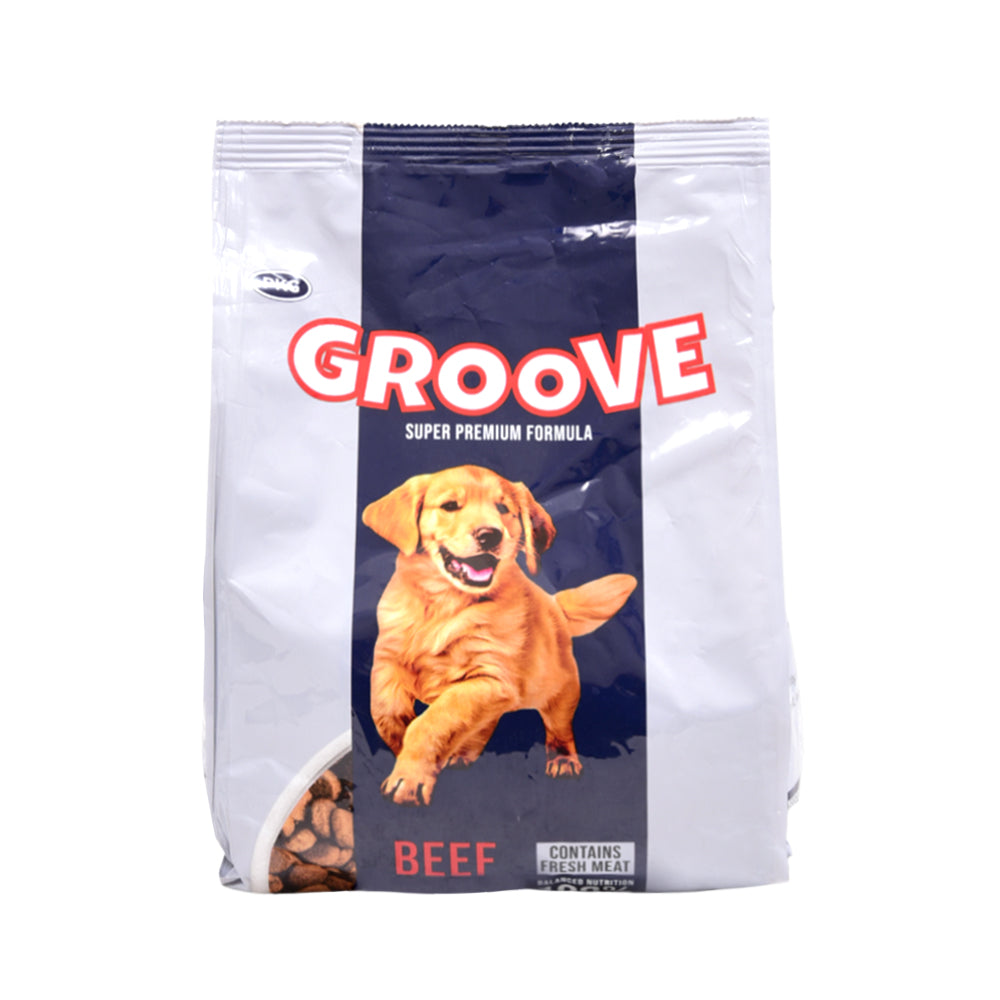 GROOVE DOG FOOD BEEF PUPPY 1.2KG