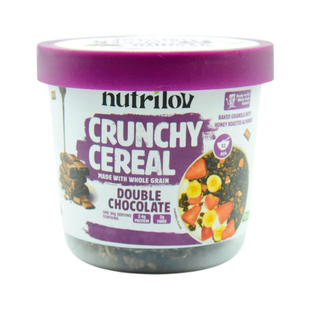 NUTRILOV CRUNCHY CEREAL DOUBLE CHOCOLATE 70G