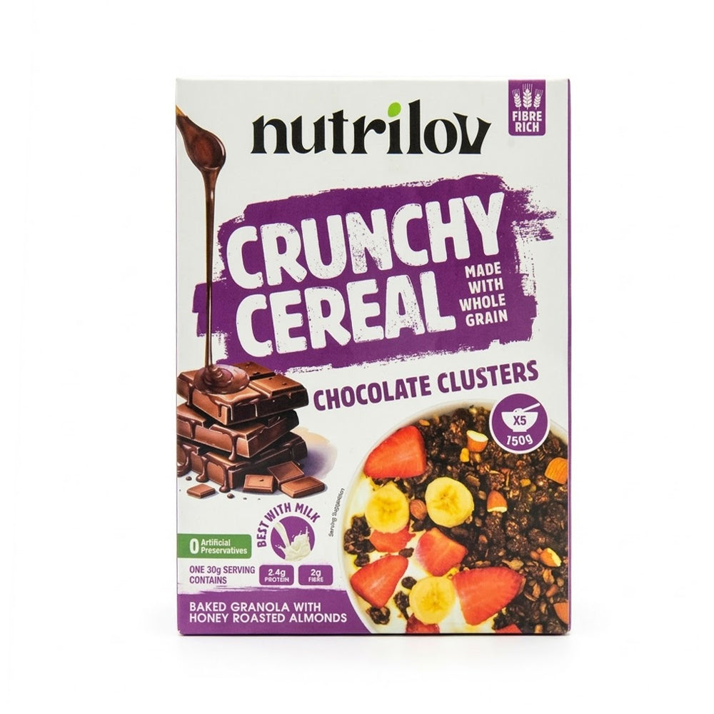 NUTRILOV CRUNCHY CEREAL DOUBLE CHOCOLATE 150G