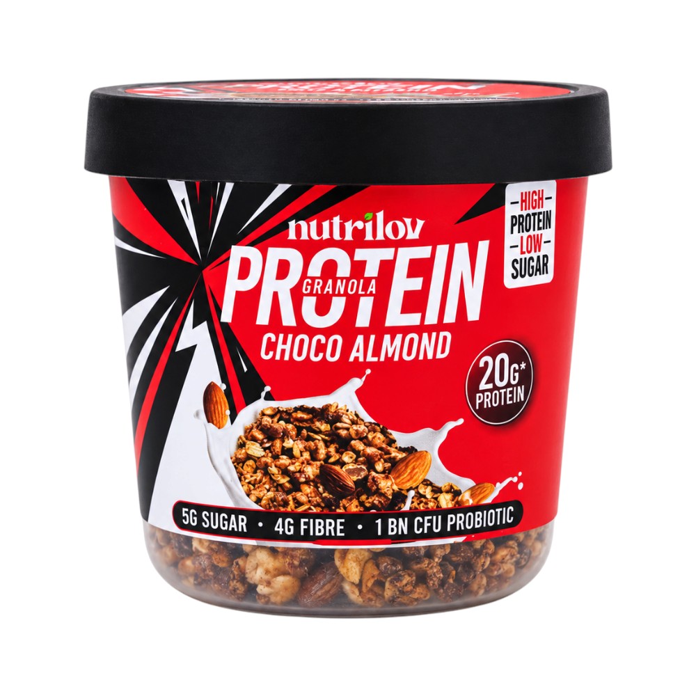NUTRILOV PROTEIN GRANOLA CUP CHOCO ALMOND 50 GM