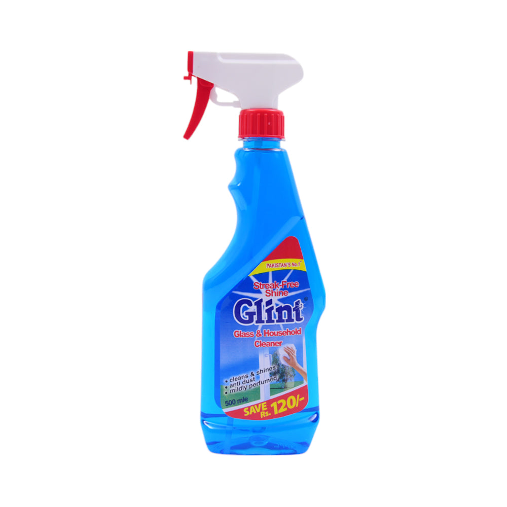 GLINT GLASS & HOUSEHOLD CLEANER SAVE RS.120 500 ML