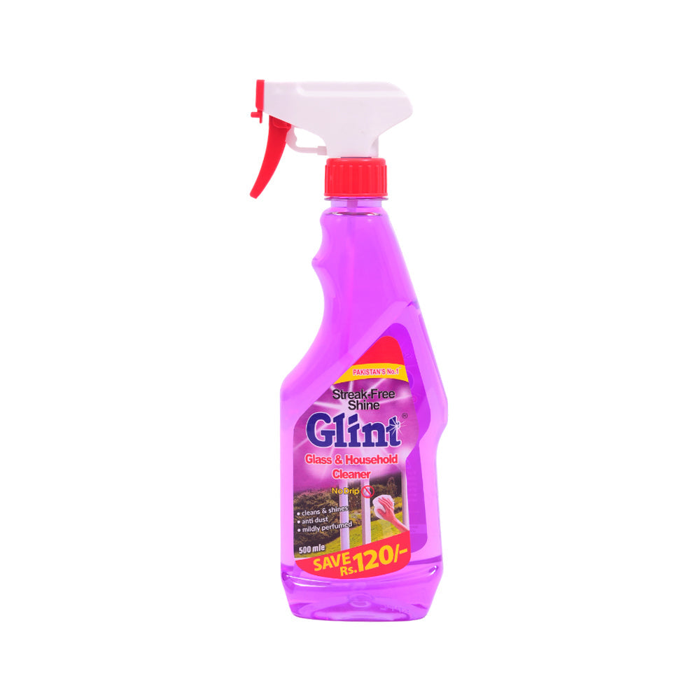 GLINT GLASS & HOUSEHOLD CLEANER LAVENDER 500ML PROMO PACK