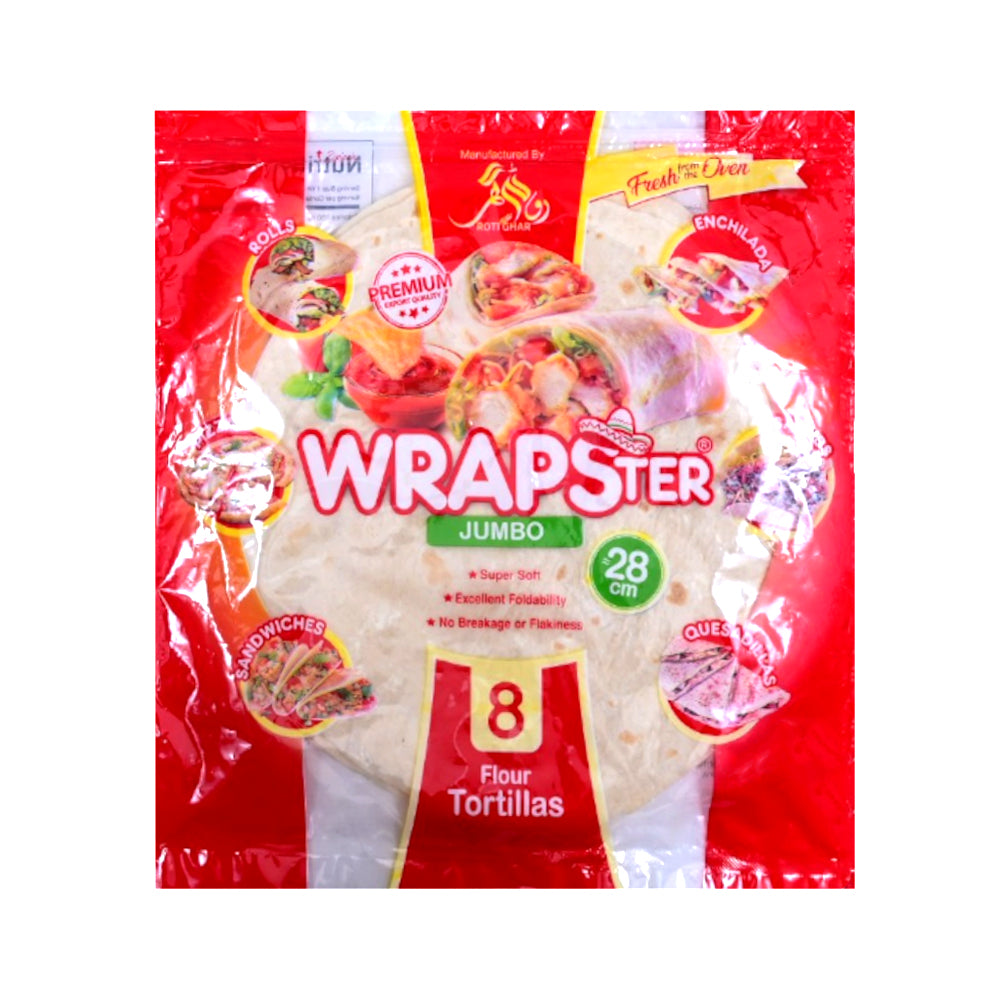 WRAPSTER FLOUR TORTILLAS JUMBO