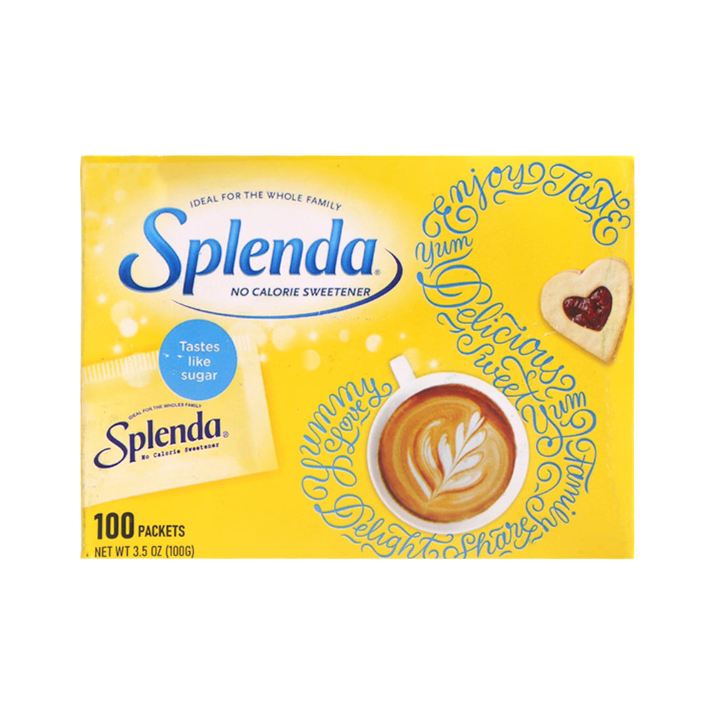 SPLENDA SWEETENER NO CALORIE 100 PACK 100 GM