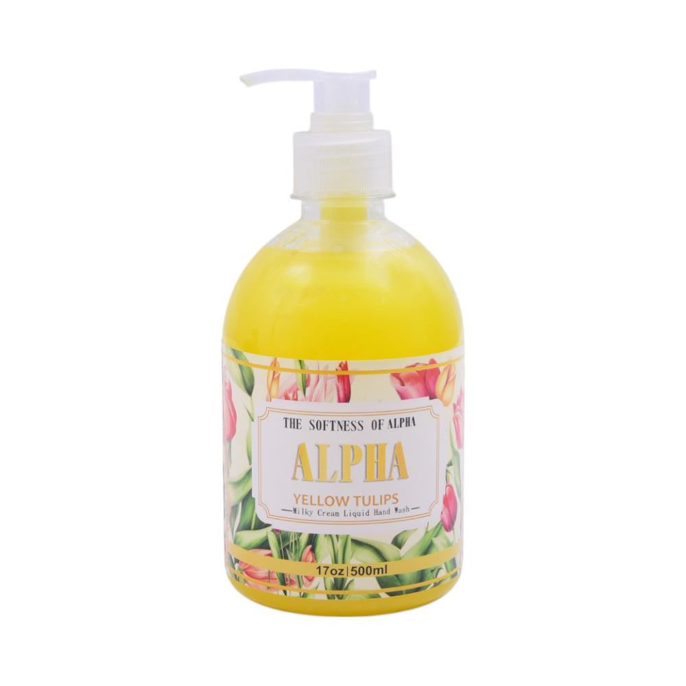 ALPHA HAND WASH YELLOW TULIPS 500 ML