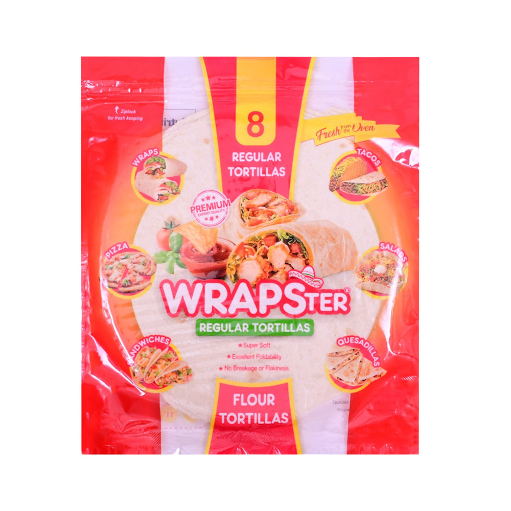WRAPSTER FLOUR TORTILLAS REGULAR