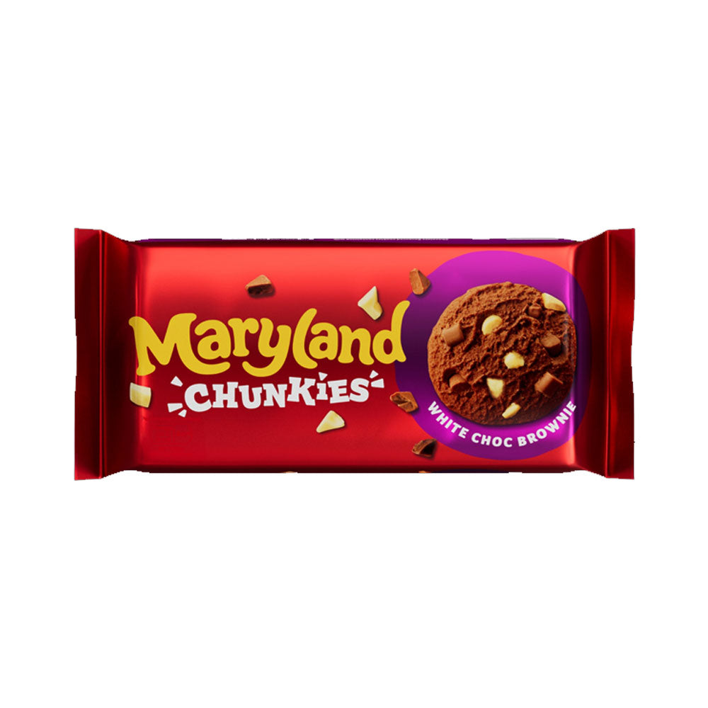 MARYLAND BISCUITS CHUNKIES WHITE CHOC BROWNIE 144 GM